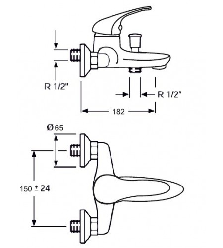 Monomando De Bañera Enkel