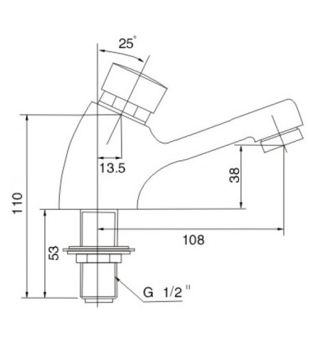 Grifo De Lavabo Temporizado