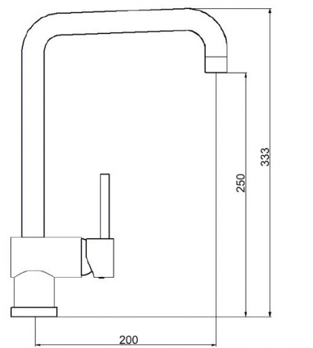 Monomando Fregadero Vertical Narvaro