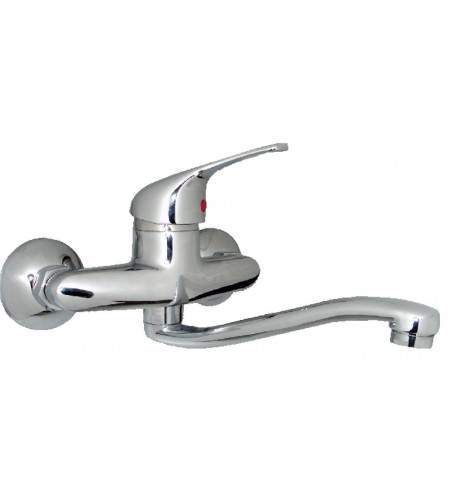 Monomando De Fregadero Pared Enkel Caño Bajo