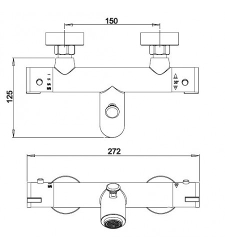 Termostática De Baño Ergos Con Equipo