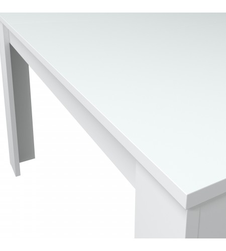 Mesa de comedor extensible Blanco Artik