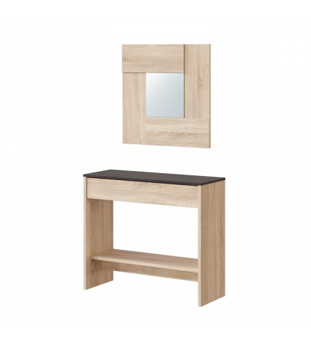 Recibidor - consola 1 cajón + espejo