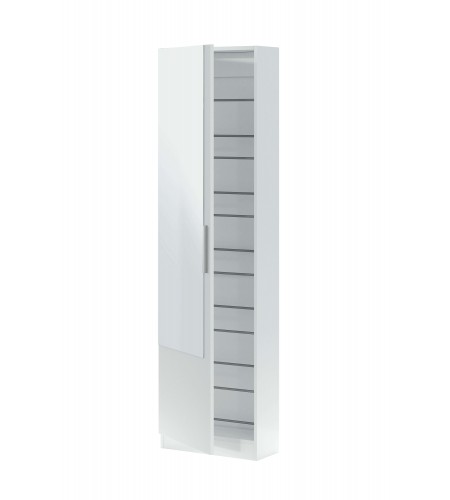 Zapatero 1 puerta + espejo