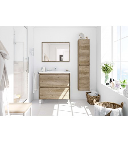 Mueble lavabo 80 cm + espejo