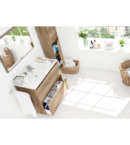 Mueble lavabo 80 cm + espejo