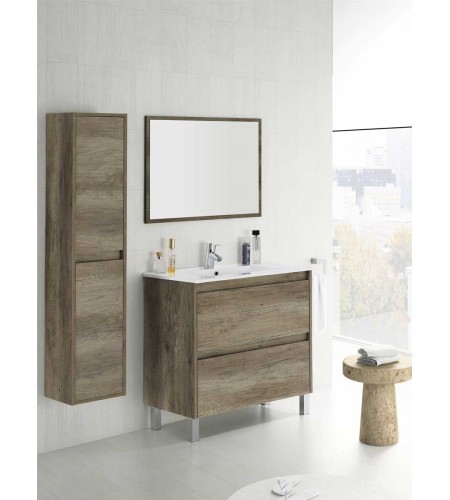 Mueble lavabo 80 cm + espejo