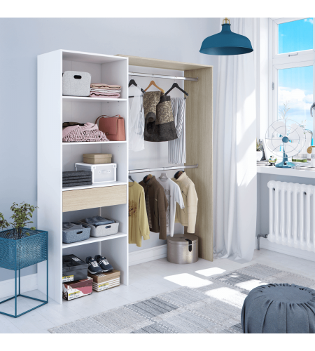 Armario - vestidor con estantería