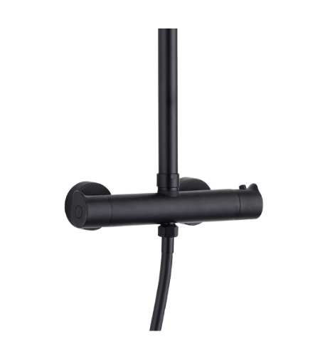 Columna Ducha Ergos Termostática NEGRA (R25)