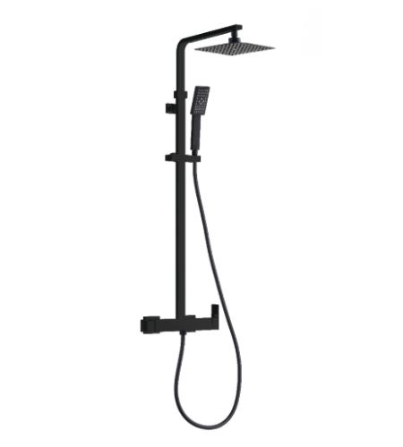 Columna Ducha Skara Monomando NEGRA (R25)