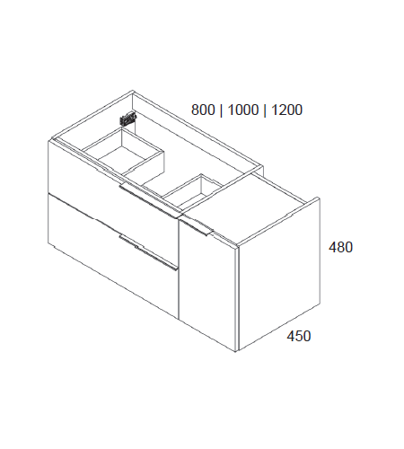 Mueble de Baño Marta (80 cm)